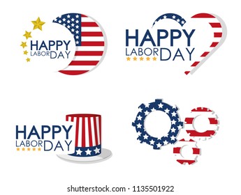 Happy labor day card