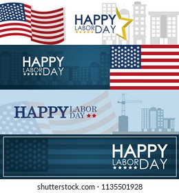 Happy labor day card