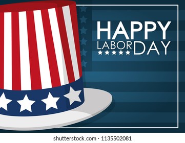 Happy labor day card