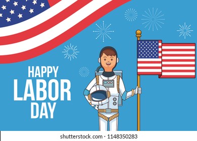 Happy labor day card