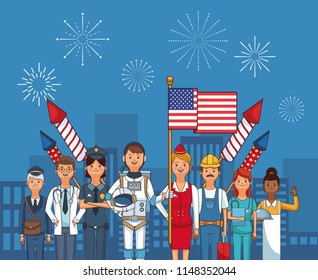 Happy labor day card