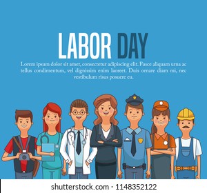 Happy labor day card