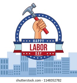 Happy labor day card
