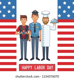 Happy labor day card