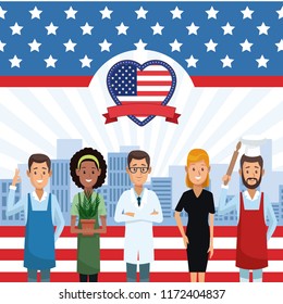 Happy labor day card