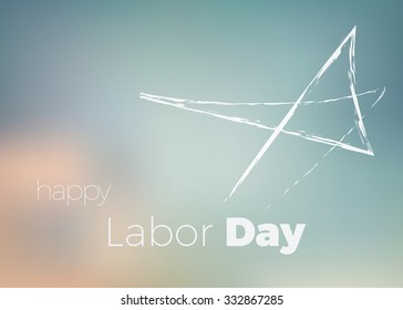 happy labor Day card