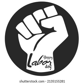 Happy labor day card. vector