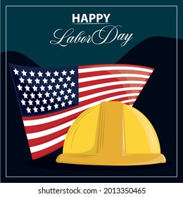 happy labor day celebration american