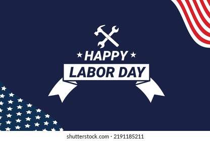 Happy labor day celebration background