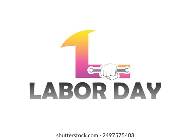 Happy Labor Day Concept Vector Illustration.  This Design Encapsulates The Essence Of Labor Day, Celebrating The Dedication, Resilience, And Achievements Of Workers Across Various Industries.