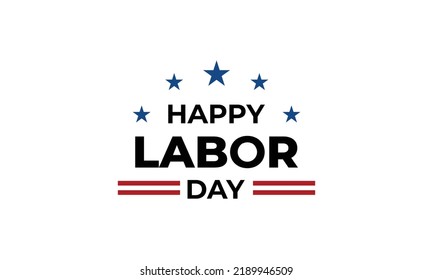 Happy Labor Day Congratulations Design For Posters And Social Media ,Vector Template