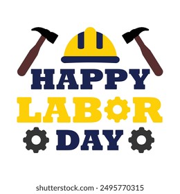 happy Labor day design poster