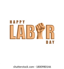 Happy Labor Day Graphic Vector Design