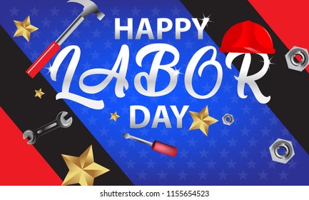Happy Labor Day Greeting Background