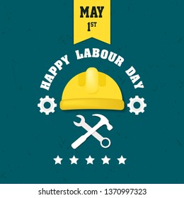 Happy Labor day Greetings Cards / Labor day design - Vector