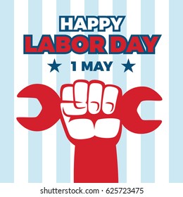 Happy Labor day Greetings Cards / Labor day design / Labor Day logo Poster, banner, brochure or flyer design