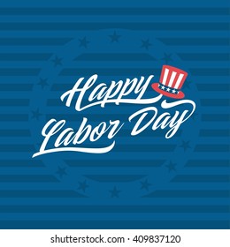 happy labor day with hat