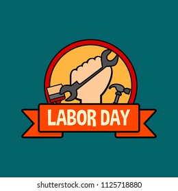 Happy Labor Day Illustration