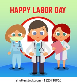 Happy Labor Day Illustration