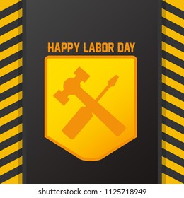 Happy Labor Day Illustration