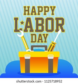 Happy Labor Day Illustration
