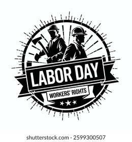 Happy Labor Day Illustration Design.