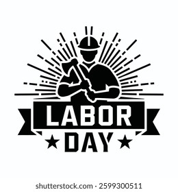 Happy Labor Day Illustration Design.