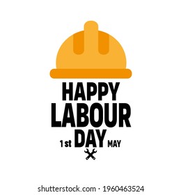 Happy Labor Day, International Workers Day typography Vector Template Design Illustration, vector illustration of workers. for poster design, banner for International Labor Day on May 1st