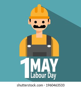 Happy Labor Day, International Workers Day typography Vector Template Design Illustration, vector illustration of workers. for poster design, banner for International Labor Day on May 1st