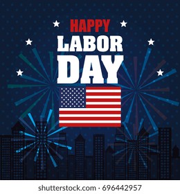 happy labor day national patriotic celebration