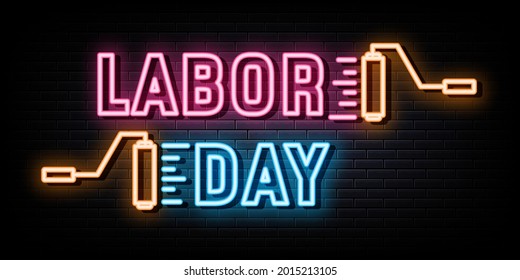 746 Labor day neon Images, Stock Photos & Vectors | Shutterstock