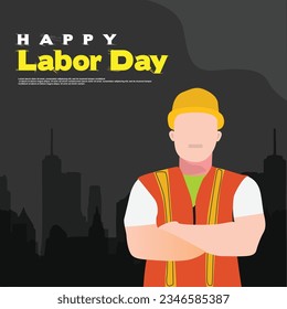 Happy labor day post design