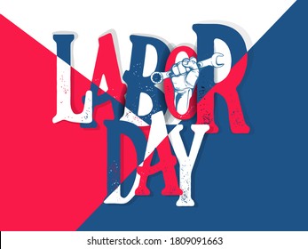 Happy Labor Day. Poster or Banner. 1 May International labour day