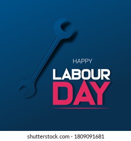 Happy Labor Day. Poster or Banner. 1 May International labour day