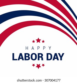 Happy Labor Day, September 7th, United state of America, American Labor day design. Beautiful USA flag Composition. Labour Day poster design