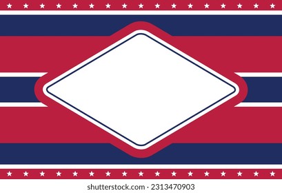 Happy Labor Day theme abstract background, American national holiday. with empty space for text. Vector design for banners, greeting cards, posters.