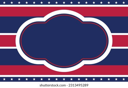 Happy Labor Day theme abstract background, American national holiday. with empty space for text. Vector design for banners, greeting cards, posters.