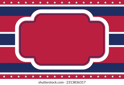 Happy Labor Day theme abstract background, American national holiday. with empty space for text. Vector design for banners, greeting cards, posters.