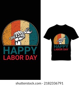 Happy Labor Day T-shirt Design