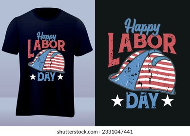 Happy labor day tshirt design 