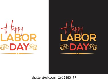 Happy labor day t-shirt design