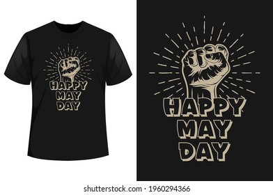 Happy Labor Day t-shirt vector illustration. Happy Labor Day Saying and Quote tee - Happy Labor Day typography t-shirt