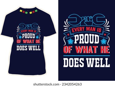 Happy Labor Day Typography T-shirt Design