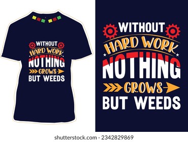 Happy Labor Day Typography T-shirt Design