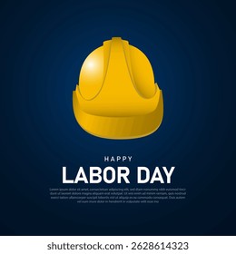 Feliz dia do trabalho nos Estados Unidos da América ilustração de vetor de fundo