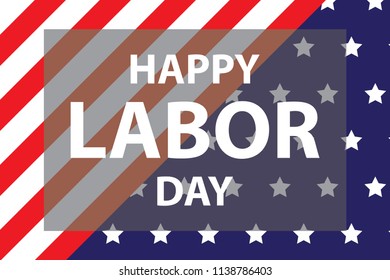 Happy Labor Day Usa Stock Vector (Royalty Free) 1138786403 | Shutterstock