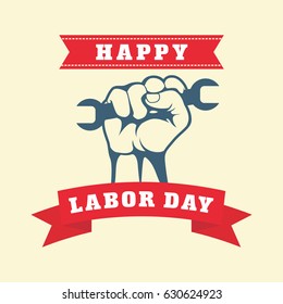 Happy Labor Day Vector