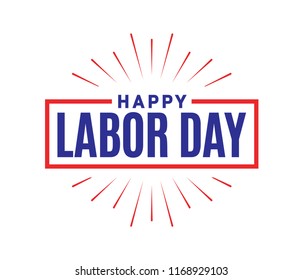 Happy Labor Day Vector Background Illustration Banner Sign