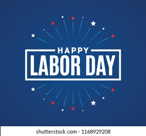 Happy Labor Day Vector Background Illustration Banner Sign