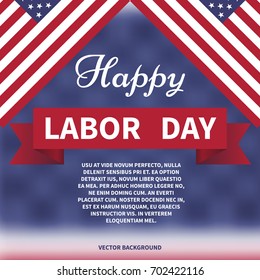 happy labor day Vector background